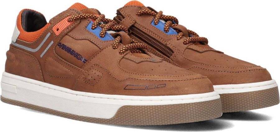 Vingino Brad Low Sneakers Jongens Cognac