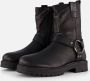 Vingino Carice Biker boots zwart Leer Dames - Thumbnail 2