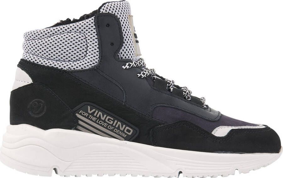 Vingino Celso mid Sneaker Jongens Black