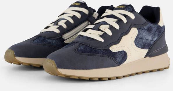 Vingino Denim Sneakers blauw Leer