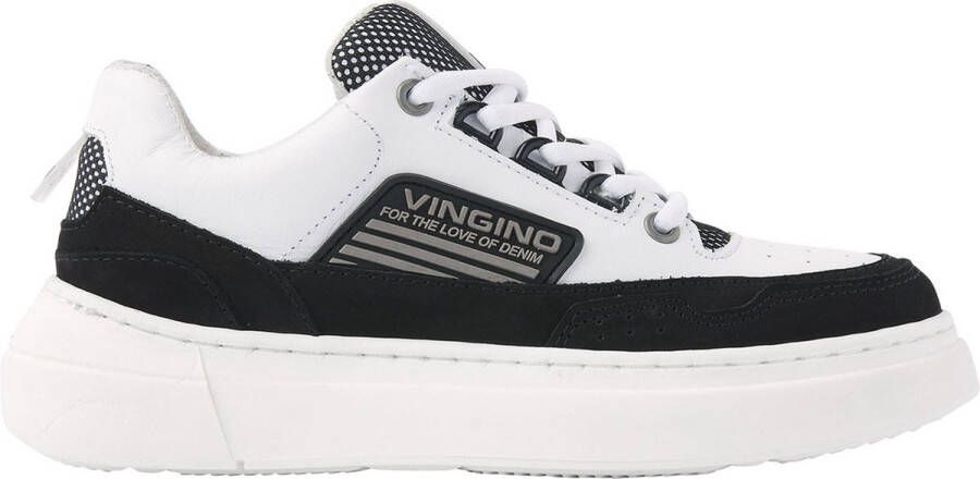 Vingino Ethan Lage sneakers Leren Sneaker Jongens Blauw