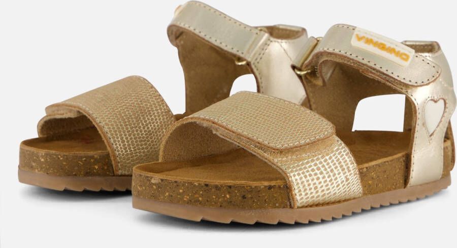 Vingino Floor Sandalen goud Leer Dames