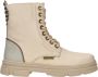 Vingino Jennifer Veterboots Laarzen Met Veters Meisjes Beige - Thumbnail 1