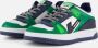 VINGINO Kevin leren sneakers groen wit Jongens Leer Meerkleurig 30 - Thumbnail 3