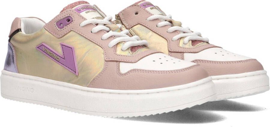 Vingino Lilly Low Lage sneakers Leren Sneaker Meisjes Goud