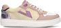 VINGINO Lilly Low leren sneakers beige lila Paars Meisjes Leer Meerkleurig 28 - Thumbnail 6