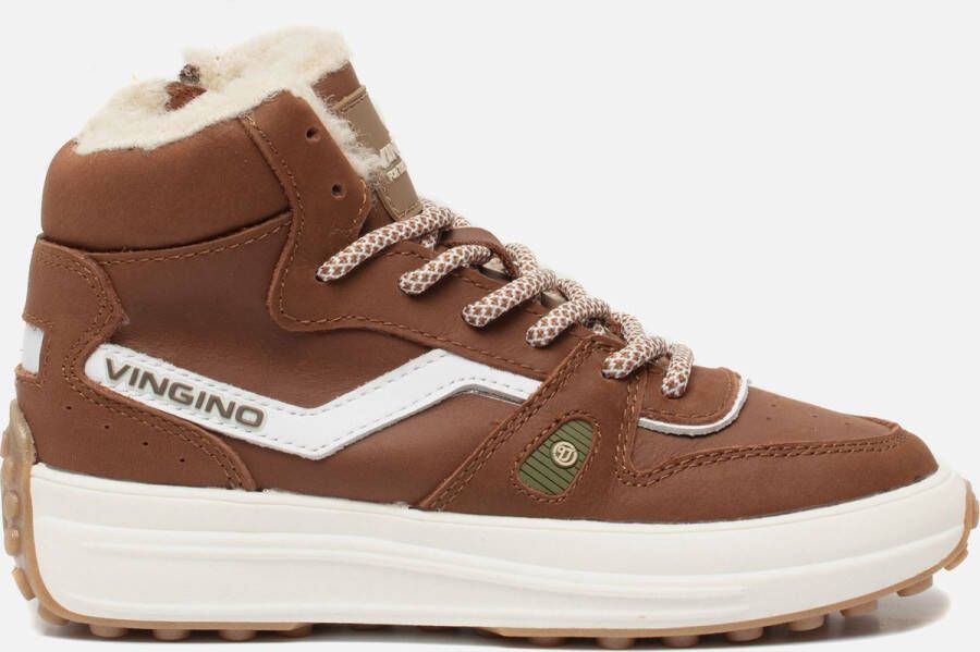 Vingino Max Mid sneakers cognac Leer Heren