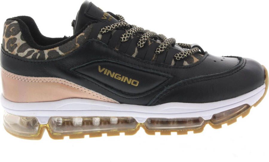 Vingino Meisjes Veterschoenen Fenna Ii Black Zwart