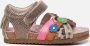 VINGINO Naomi leren sandalen roze multi Meisjes Leer Meerkleurig 31 - Thumbnail 7