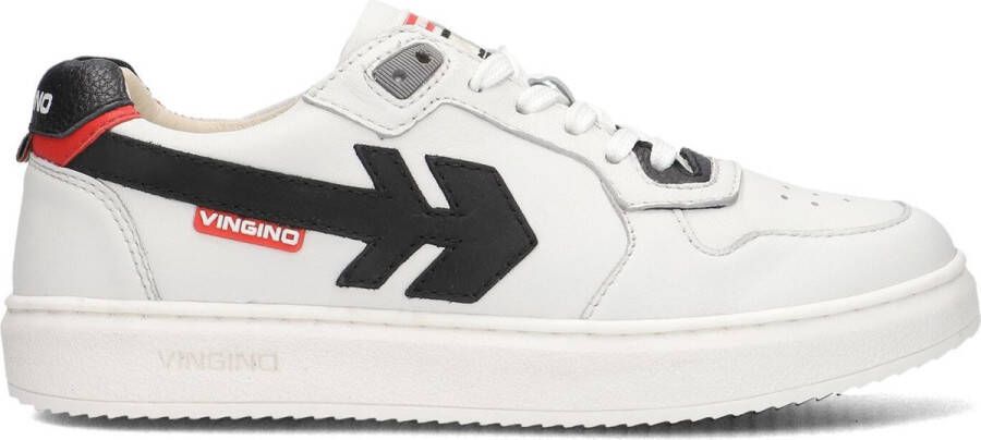 Vingino Noah Low Lage sneakers Leren Sneaker Jongens Wit