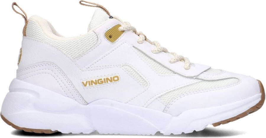 Vingino Odilia Sneakers Leren Sneaker Meisjes Wit