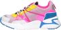 Vingino Odilia Lage sneakers Leren Sneaker Meisjes Roze - Thumbnail 2