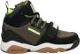 Vingino Raoul Mid Hoge sneakers Jongens Kids Groen - Thumbnail 2