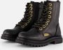 Vingino Shirley Veterboots zwart Leer Dames - Thumbnail 3