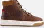 VINGINO Duncan Mid leren sneakers bruin Jongens Leer Meerkleurig 36 - Thumbnail 3