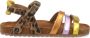 VINGINO leren sandalen bruin multi Leer Meerkleurig 24 - Thumbnail 3