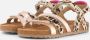 VINGINO Vienna leren sandalen beige roze metallic Leer Meerkleurig 24 - Thumbnail 3