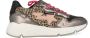 Vingino Zetta leren sneakers met panterprint roze metallic - Thumbnail 2