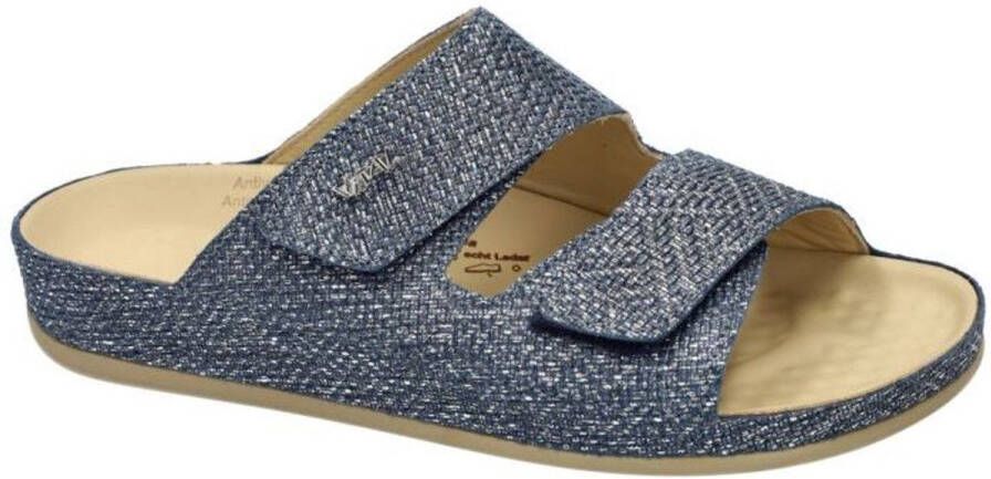 Vital -Dames blauw slippers & muiltjes