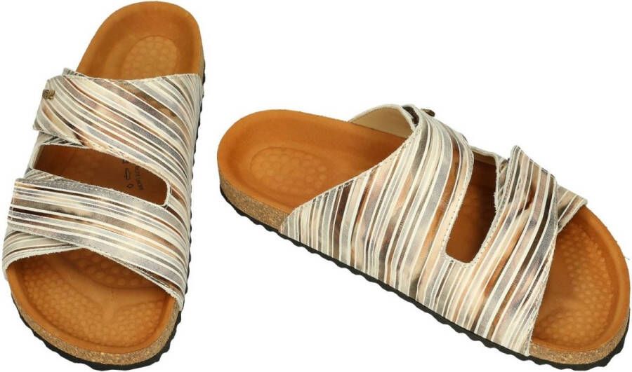 Vital -Dames combinatie kleuren slippers & muiltjes