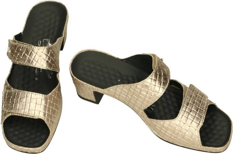 Vital -Dames goud slippers & muiltjes