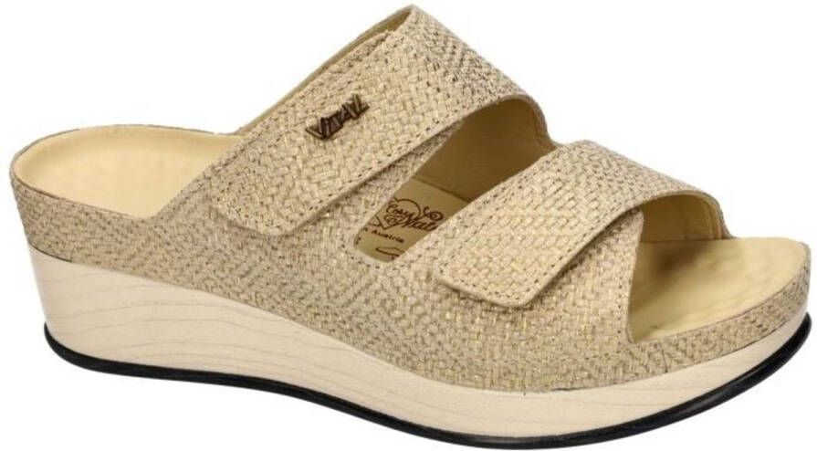 Vital -Dames goud slippers & muiltjes