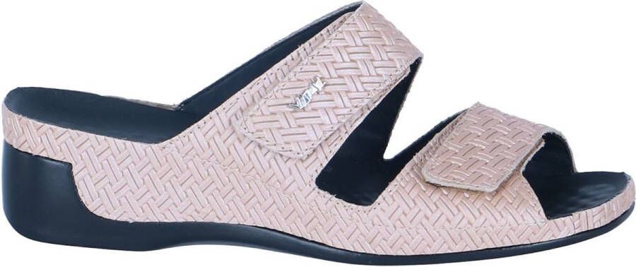 Vital -Dames Tina-Tress 26606 slipper – muiltje – metal roze –