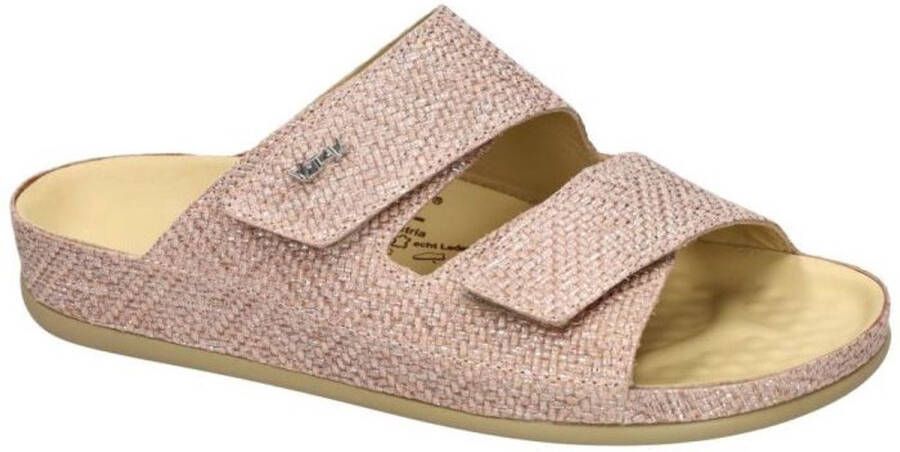 Vital -Dames oud roze slippers & muiltjes