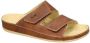 Vital -Heren cognac caramel pantoffels & slippers - Thumbnail 1