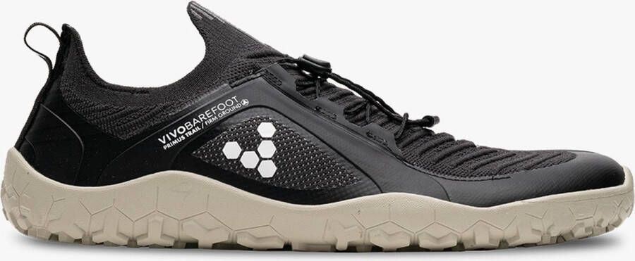 Vivobarefoot Primus Trail Knit FG Mens Obsidian Limestone