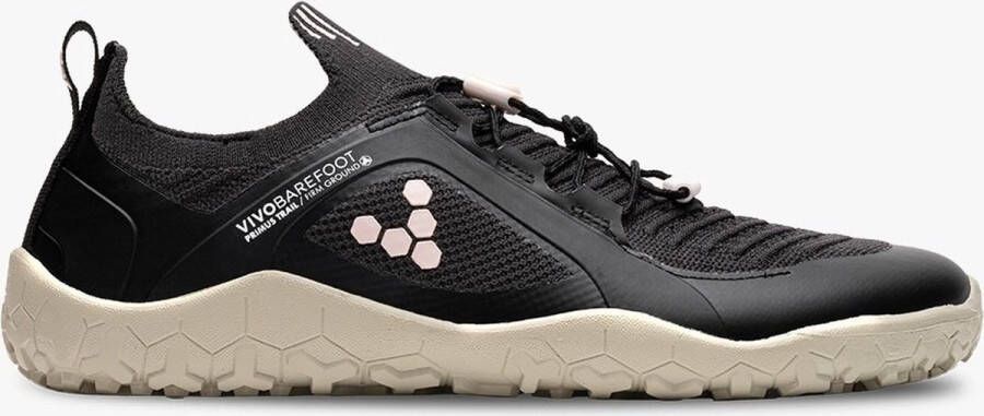 Vivobarefoot Primus Trail Knit FG Womens Obsidian Misty Rose Limestone