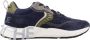 Voile blanche Blauwe Leren Nylon Club01 Sneakers Blue Heren - Thumbnail 1