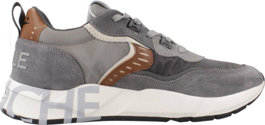 Voile blanche Grijze Club01 Sneakers in Leer Nylon Gray Heren