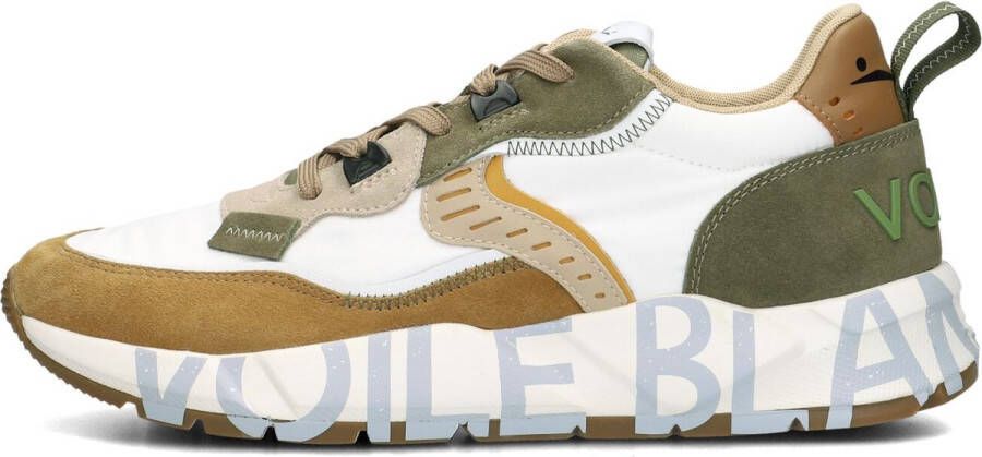 Voile Blanche Club01 Lage sneakers Leren Sneaker Heren Beige