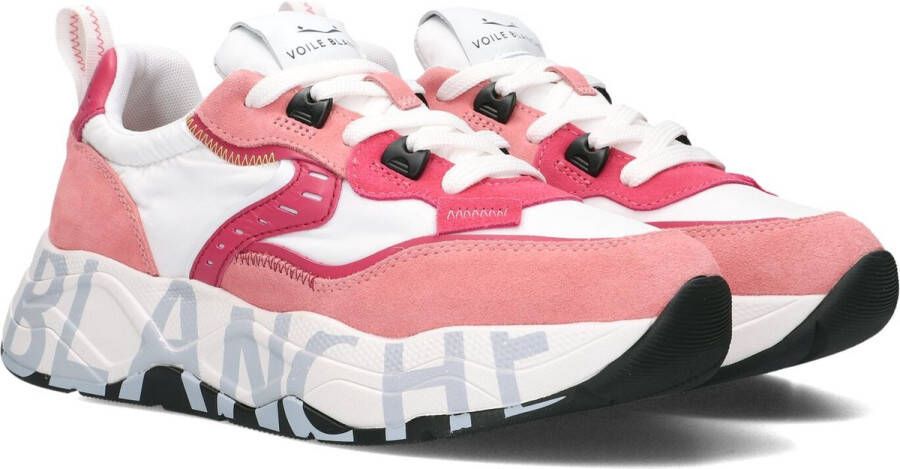 VOILE BLANCHE Lage Sneakers Dames Club105 Maat: 37 Materiaal: Suède Kleur: Roze