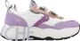 Voile blanche Suede and technical fabric sneakers Club105. White Dames - Thumbnail 3