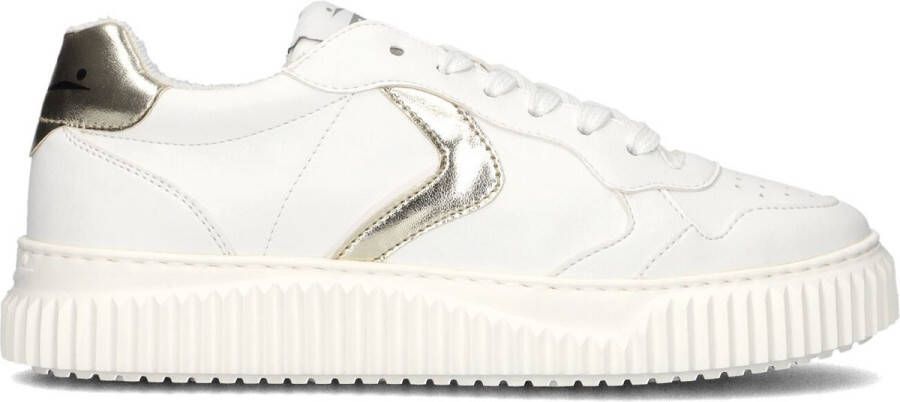 VOILE BLANCHE Lage Sneakers Dames Hybro 03 Woman Maat: 37 Materiaal: Leer Kleur: Wit