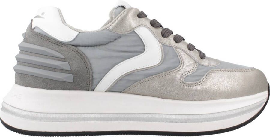 Voile blanche Leather and fabric sneakers Merry Power. Multicolor Dames