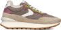 VOILE BLANCHE Lage Sneakers Dames Qwark Hype Maat: 42 Materiaal: Suède Kleur: Bruin - Thumbnail 1