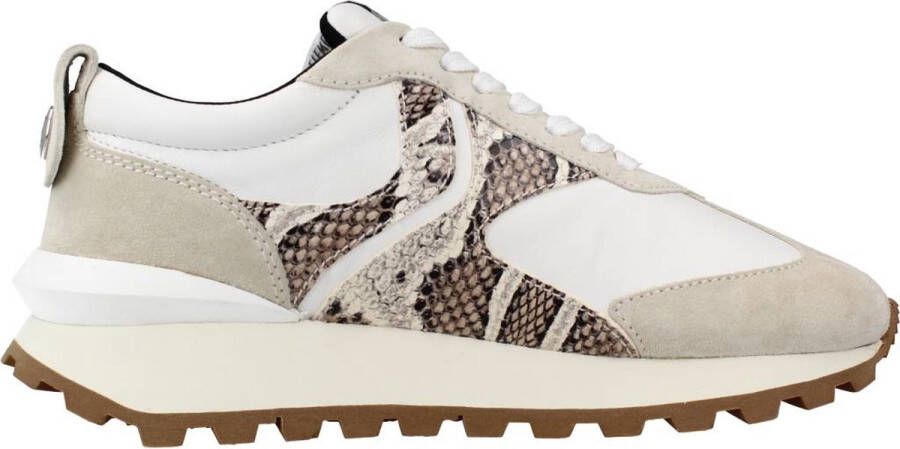 Voile blanche Sneakers qwark Beige Dames