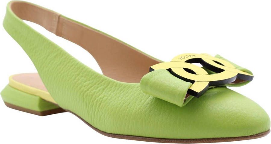 Voltan Stijlvolle Melite Pumps voor vrouwen Green Dames