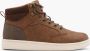 Vty gevoerde sneakers cognac - Thumbnail 2