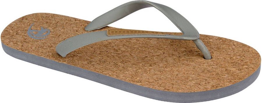 Waimea Teenslippers Cork Grijs