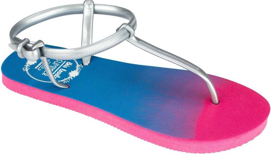 Waimea Teenslippers Dames Enkelbandje Blauw Roze