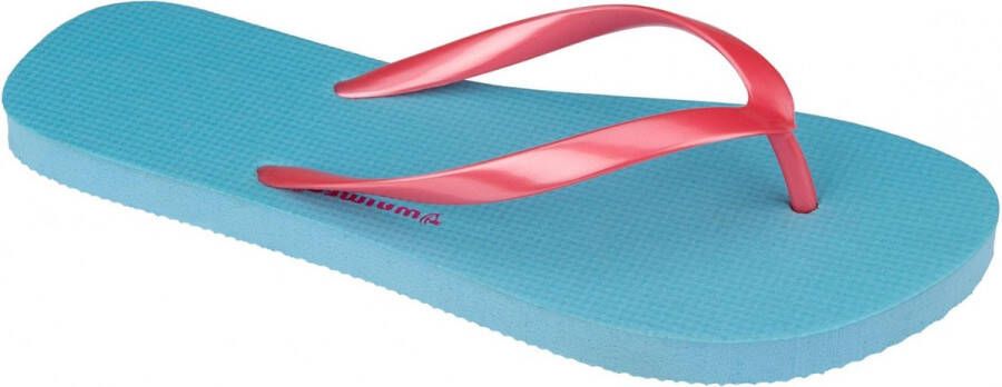 Waimea Teenslippers Palm Beach Dames Blauw roze