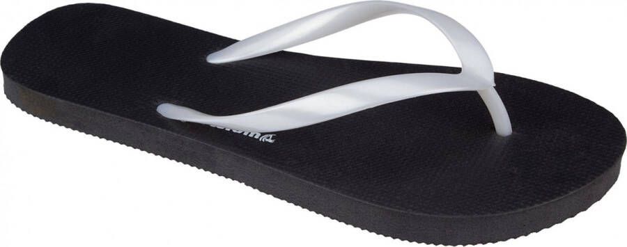 Waimea Teenslippers Palm Beach Zwart Wit