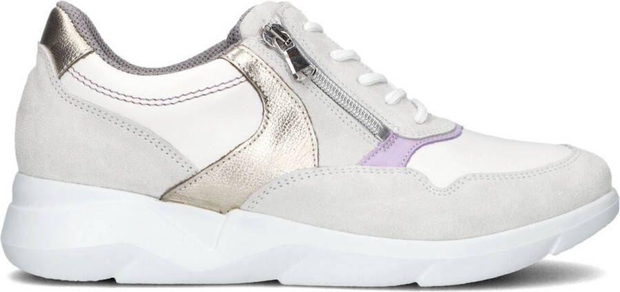 WALDLAUFER Waldläufer Lage Sneakers Dames 668001 Maat: 39 5 Materiaal: Suède Kleur: Wit