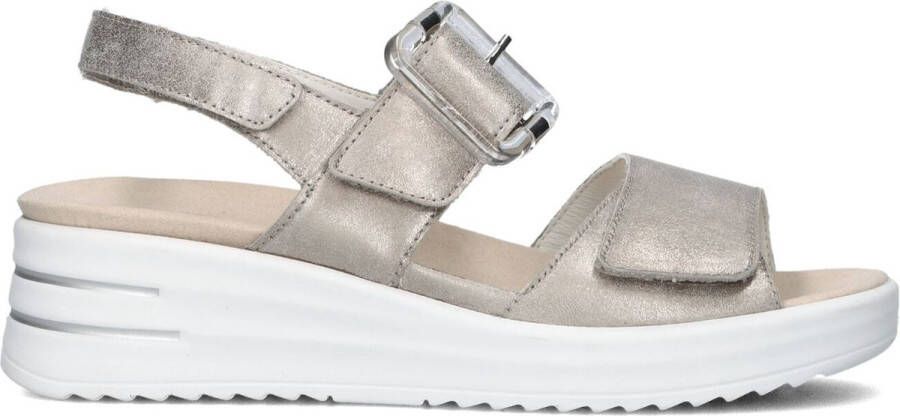 Waldläufer Stijlvolle Sandalen voor Zomerse Dagen Gray Dames