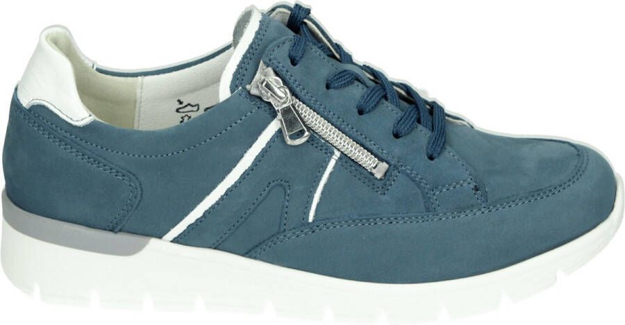 Waldläufer Waldlaufer 626001 K Ramona Volwassenen Dames veterschoenen Kleur Blauw