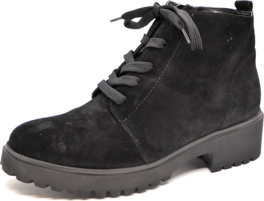 Wäldlaufer Waldläufer Dames Veterboot 716807-195-001 Zwart Wijdte H (41)